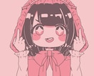 きらきらした女の子のイラスト描きます かわいい女の子限定になります！ イメージ2
