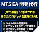 30年のITプロがMT5のロジックをEA化します 確実なコードで、理想の自動売買システムを構築します イメージ1