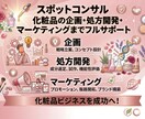 スポットコンサル 化粧品事業を幅広くを支援します 化粧品の企画・処方開発・マーケティングまでフルサポート イメージ2