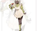 キャラクターの立ち絵、全身イラスト描きます 男女両方制作可◎キャラデザ、新衣装や衣装デザインのみも◎ イメージ3