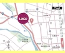 シンプルで高品質な地図作成します 店舗・会場・会社・自宅までなど案内図作成します イメージ4