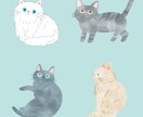 かわいくやさしい動物の水彩風イラスト描きます 挿絵やキャラクターデザインなど実績多数！挿絵やアイコンにも◎ イメージ2