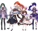 キャラクターイラスト作成いたします アイコン、立ち絵、一枚絵、MV用イラストなど イメージ3