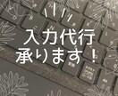 PCが苦手時間がない…そういう方へ！入力代行します 画像データテキスト化入力代行動画文字起こし格安代行します！ イメージ1