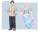 サムネイルにぴったりなキャラ単体イラスト描きます 配信サムネイルやMV素材に！透明感のあるイラストで彩ります イメージ3