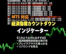 MT5 経済指標の内容をチャートへ表示します 指標発表時刻前のカウントダウン表示でエントリータイミング！ イメージ1