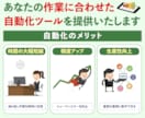 Excel作業の自動化・システム化をします あなたの常識を変える革命的なツールをお作りします！ イメージ6