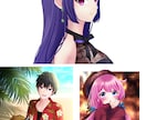 表紙・アイコン・ミニキャラ等様々なイラスト承ります お見積り・ご相談だけでもOK！ イメージ9