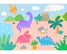 商用OK！目を惹くポップなイラスト描きます WEB、教材、広告のお手伝いいたします！ イメージ1