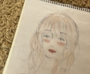 アイシャドウを使ったお洒落なイラスト描きます アイシャドウやリップを使った雰囲気のあるイラストを描きます♪ イメージ2
