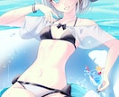 立ち絵・一枚絵制作します 透明感のある美少女キャラお描きします イメージ6