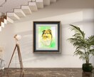 あなたの可愛いわんちゃんを、絵画に仕上げます ペットの似顔絵・肖像画オーダー『まなペットアート』横浜・東京 イメージ3