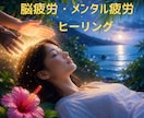 脳疲労・メンタル疲労を再起動☩遠隔ヒーリングします 眠れない夜や不安な心を沖縄の聖なるエネルギーで優しく包み込む イメージ1