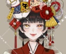 一枚絵、SNSアイコン、立ち絵等のイラスト描きます ご要望に沿ったタッチ、スタイルで制作致します！ イメージ6