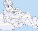 ゆるいカップルイラスト描きます ほんわかしたカップルのイラストを描きます！ イメージ3