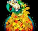 動物似顔絵を植物（花や葉っぱ）で表現します 植物写真コラージュでペットを『ナチュラルアニマル』アートに！ イメージ8