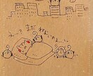 可愛い動物達の手描きボールペンイラストを描きます ボールペンで描く手描きで可愛い動物達 イメージ5