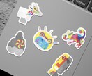 人気クリエイターの実績有のプロがグッズ制作します アイデアに溢れた個性的なイラストを必要としている方へ。 イメージ10