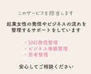 SNS発信とビジネス導線を整理します 起業女性の発信と導線を一緒に脳内整理します イメージ7