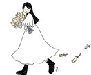 アイコンにも〇ラフ可愛いイラスト描きます 用途に合わせてオリジナルイラストお描きします！ イメージ1