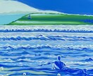 あなただけのサーフィン/マリンアートを制作します トリプルクラウン画家のオリジナルのサーフィン絵画をギフトに！ イメージ4