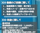 作りたい動画を形に｜あなたに代わって編集します 趣味やアイデアの動画作りを支援！撮影・企画アドバイスもOK！ イメージ3