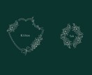 線画で描くナチュラルテイストの植物ロゴ制作をします やさしい線が、あなたの世界観に。 イメージ8