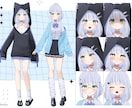 高可動域VTuber✨全工程制作します キャラデザ持ち込みやイラストのみモデリングのみもOK！ イメージ8