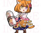 グッズにも映えるイラスト描きます 出来る限りご希望の絵柄でお描きします イメージ3