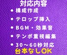 丸投げOKショート動画編集します 台本なしOK。構成から仕上げまで完全対応します イメージ3