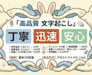 迅速に丁寧に文字起こしします 土日祝もOK！お急ぎの案件もご相談ください◎ イメージ1