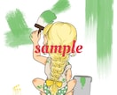 イラストオーダー　ゆるふわ可愛い女の子を描きます 広告やwebサイトなどのイラスト、アイコンイラスト イメージ2