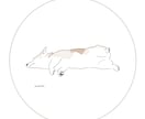 シンプルでおしゃれなペット線画描きます うちの子との時間を、シンプルな線画アート イメージ3