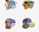 LINEスタンプ作成します 可愛いお子さんやペットのオリジナルスタンプをつくりませんか？ イメージ4