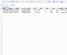 スプレッドシートの関数・管理表を整えます 散らかった表を、そのまま使える管理表に整えます イメージ2