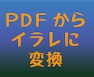 pdf や画像データから .ai に変換します Adobe Illustrator で変換／印刷入稿にも対応 イメージ1