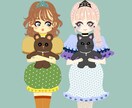 ポップで可愛い女の子描けます アイコンなど様々な用途でお使いください！ イメージ2