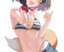 サムネイルやアイコンのためのイラスト制作します あたたの理想の「かわいい」を提供します イメージ1