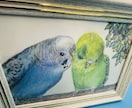 オーダーメイド色鉛筆画　世界に一つの原画になります 愛鳥や野鳥を色鉛筆でひと塗りひと塗りリアルに仕上げます。原画 イメージ8