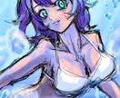 1枚絵、アイコンなどご希望のイラストを描きます 女の子でも男の子でも魅力的に描きます！ イメージ3