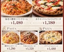 食べたいが伝わる飲食店メニュー表を制作します 思わず“これもください”と言いたくなるメニュー表を。 イメージ5