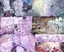 企業実績多数！豪華で可愛い絵を描きます お顔の可愛さは勿論！背景も怠りません！構図案もお渡しします！ イメージ7