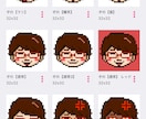 ドットで似顔絵作ります 他では真似できない！ドット絵の似顔絵を作成します！ イメージ9