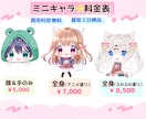 最短２日☆ぷにっとかわいいミニキャラを描きます ミニキャラならおまかせ下さい！迅速に可愛いをお届けします！ イメージ2