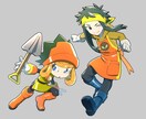 色んなイラストをお描きします アイコン、立ち絵、1枚絵、キャラクターデザイン等 イメージ2
