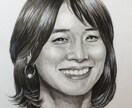 写真から墨で優しい似顔絵を描きます 今時アナログですが、手描きで唯一の似顔絵を描きます。 イメージ9