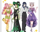 TRPG・VTuberなど立ち絵イラスト描きます 分かりやすいやり取りで初心者でも安心！気軽にご相談OK イメージ6