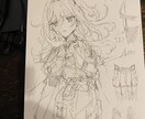 可愛い女の子のアイコン・全身絵描きます 女の子キャラ専門!ふんわり可愛いイラスト イメージ9
