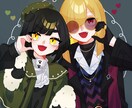 夢絵・CP絵作成致します 好きなキャラクター・お相手様とのイラストを描きます！ イメージ5