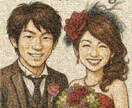 贈り物特集！似顔絵からモザイクアート作成します 似顔絵×高品質モザイクで感動の1枚を！ イメージ1